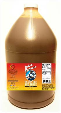 Really Hot BBQ Sauce One Gallon Value Size - Click Image to Close